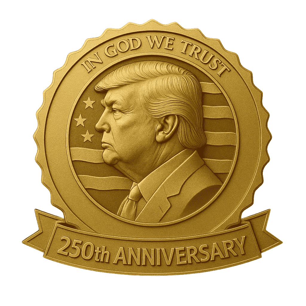Trump Golden Badge